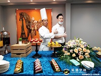 西點培訓—【廣州穗峰設(shè)計開業(yè)展翅學員戶外西點茶歇實踐】